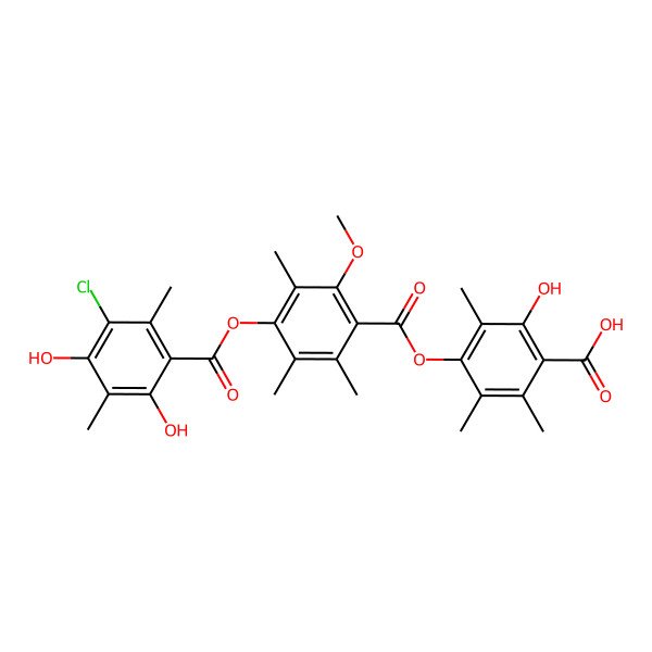 2D Structure of Thielavin Z6