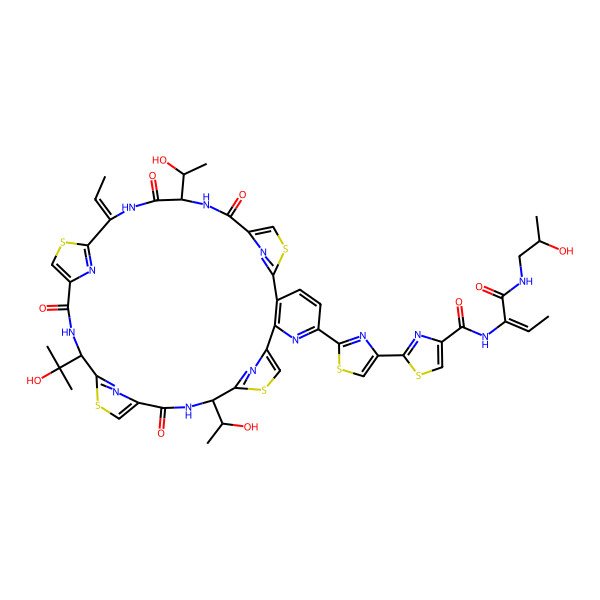 2D Structure of Thiocillin I