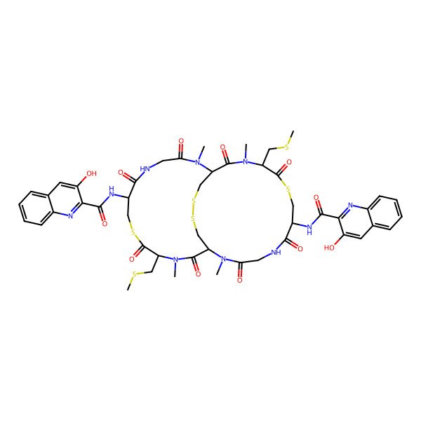 2D Structure of Thiocoraline A