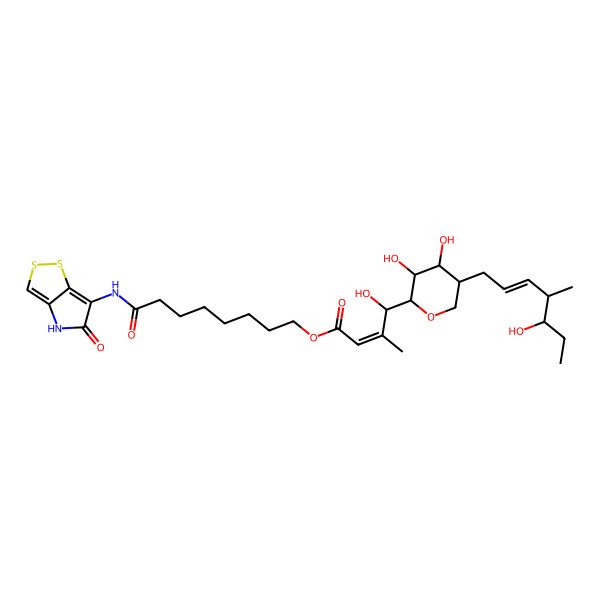 2D Structure of Thiomarinol D