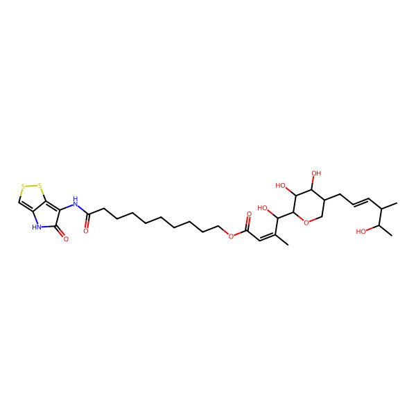 2D Structure of thiomarinol E