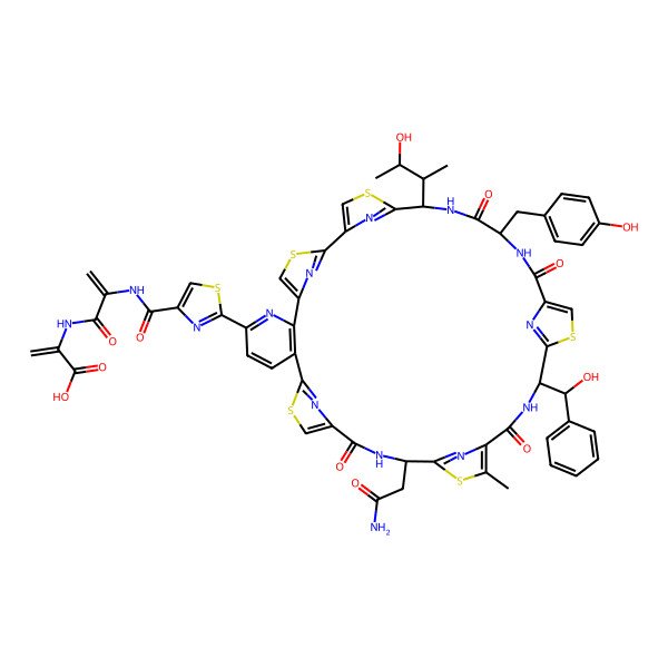 2D Structure of Thiomuracin B
