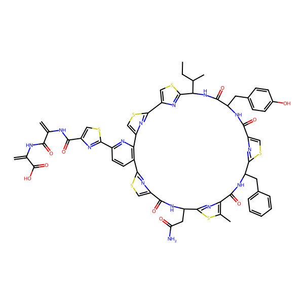 2D Structure of Thiomuracin D