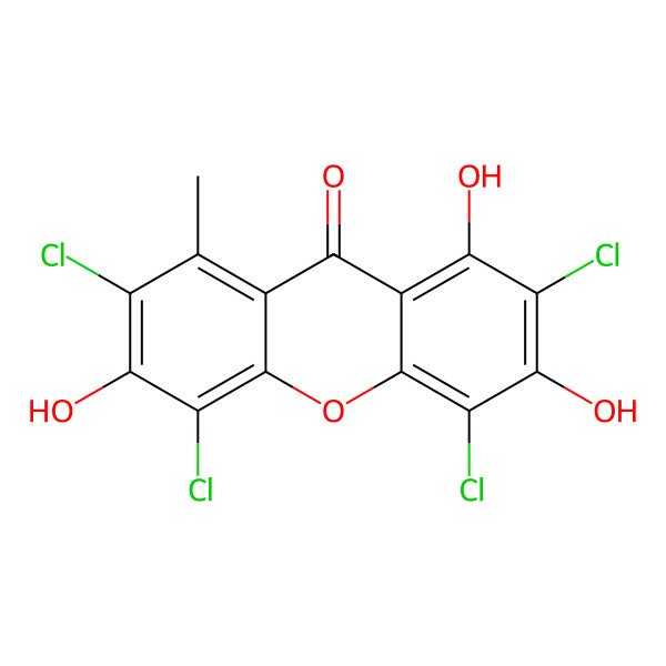 2D Structure of Thiophanic acid