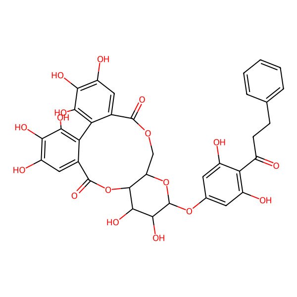 2D Structure of Thonningianin B