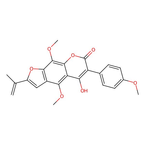 2D Structure of Thonningine B