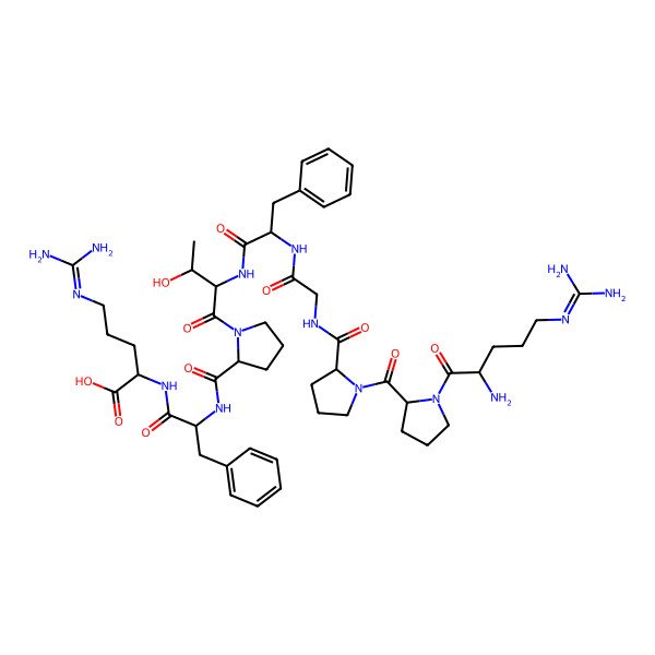 2D Structure of (Thr6)-bradykinin