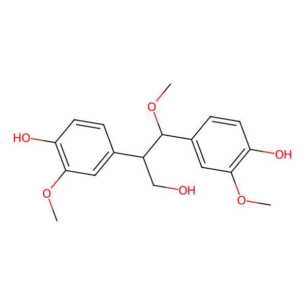 2D Structure of Threo-2,3-bis-(4-hydroxy-3-methoxyphenyl)-3-methoxypropanol