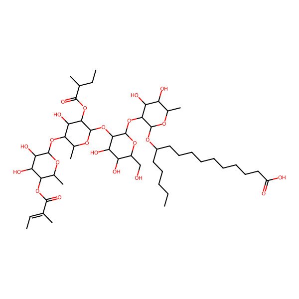 2D Structure of Thyrianthinic acid II