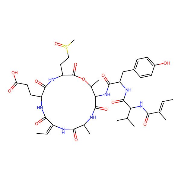 2D Structure of Tiglicamide C