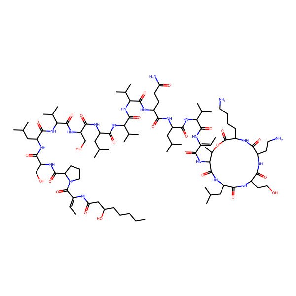 2D Structure of Tolaasin F