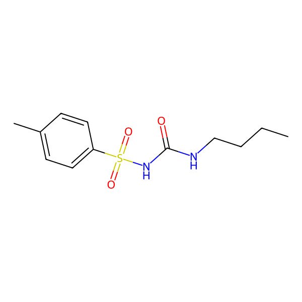 2D Structure of Tolbutamide