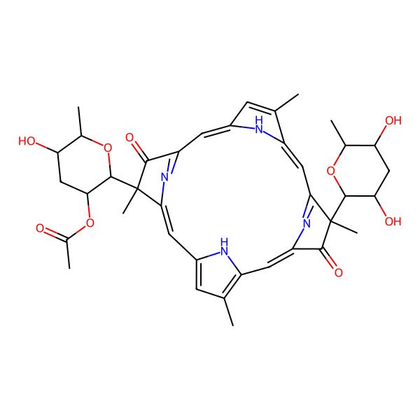2D Structure of Tolyporphin C