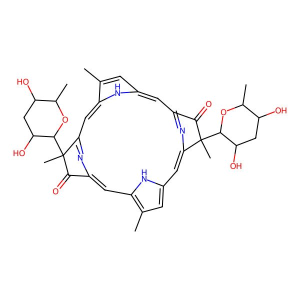 2D Structure of Tolyporphin D