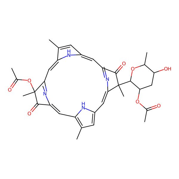 2D Structure of Tolyporphin E