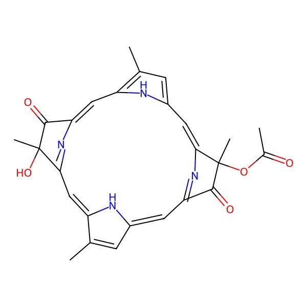2D Structure of Tolyporphin H