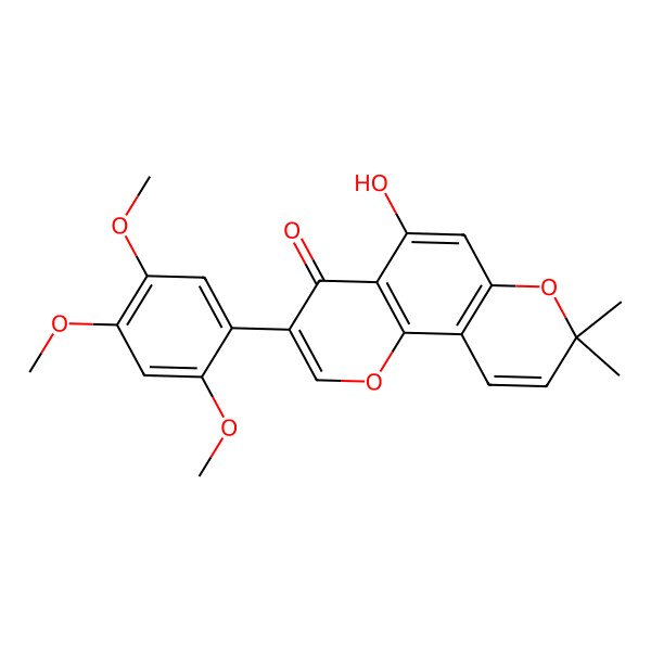 2D Structure of Toxicarolisoflavone