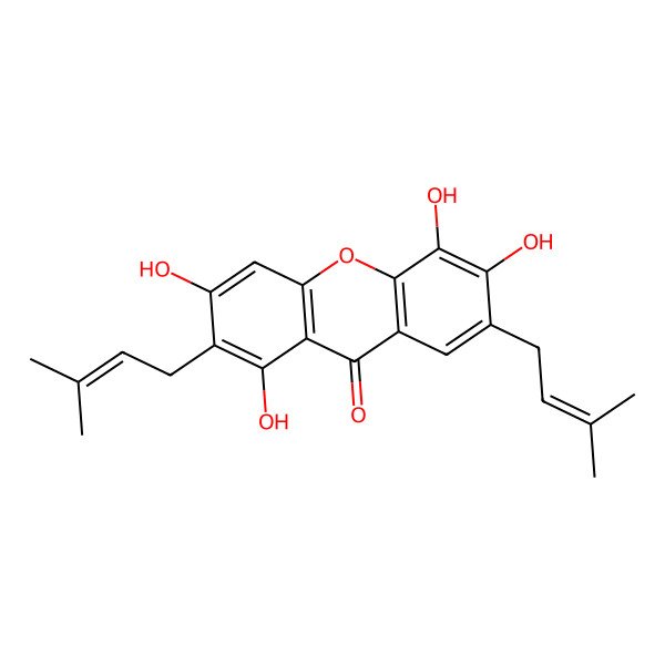 2D Structure of Toxyloxanthone D