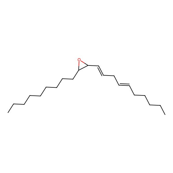 2D Structure of trans-11S,12S-Epoxy-6Z,9Z-heneicosadiene