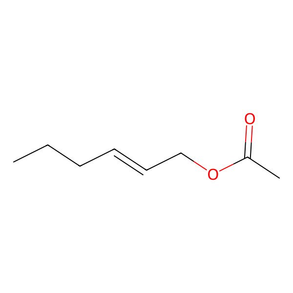 2D Structure of trans-2-Hexenyl acetate 2D Structure of trans-2-Hexenyl acetate