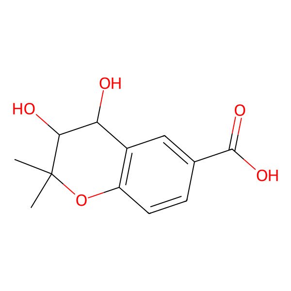 2D Structure of Trans-3,4-Dihydroxy-3,4-dihydro-anofinic acid