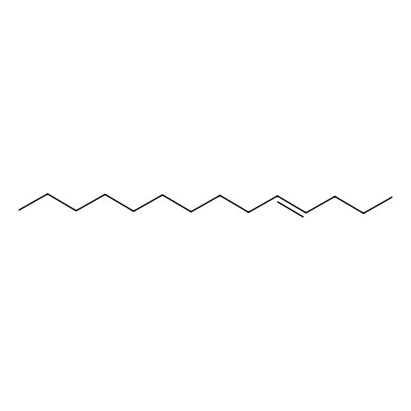 2D Structure of trans-4-Tetradecene