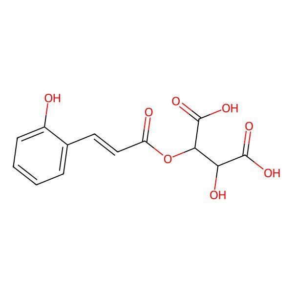 2D Structure of trans-Coumaroyl tartaric acid