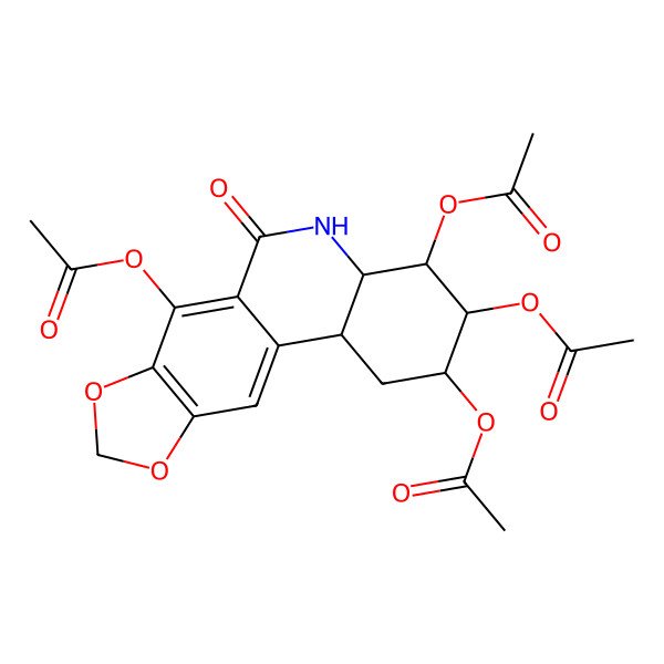 2D Structure of trans-Dihydronarciclasine peracetate 2D Structure of trans-Dihydronarciclasine peracetate
