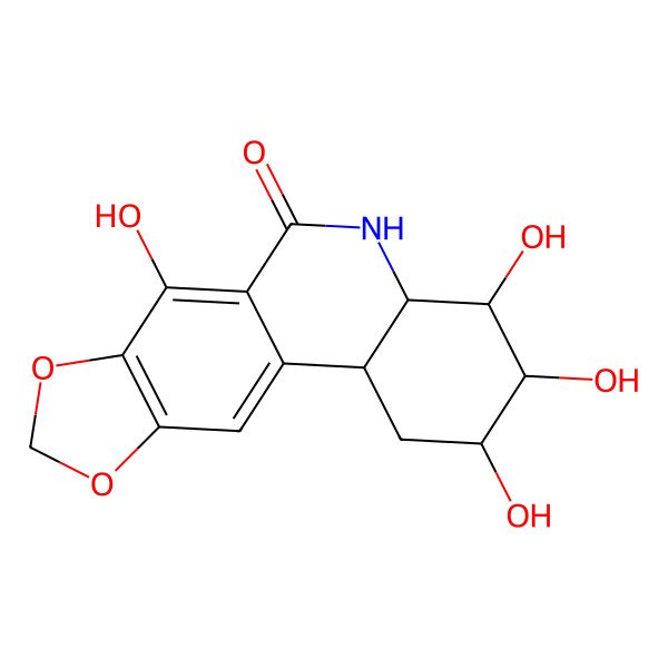 2D Structure of trans-Dihydronarciclasine