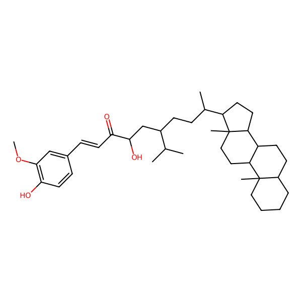 2D Structure of trans-Feruloyl stigmastanol