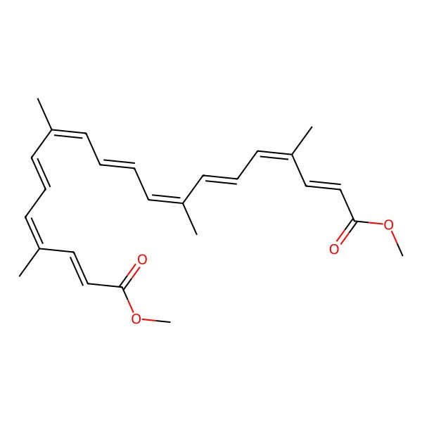 2D Structure of trans-Methylbixin