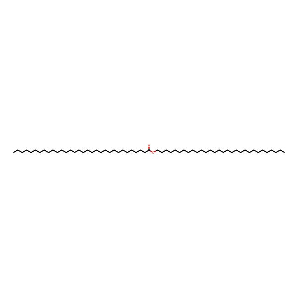 2D Structure of Triacontyl dotriacontanoate