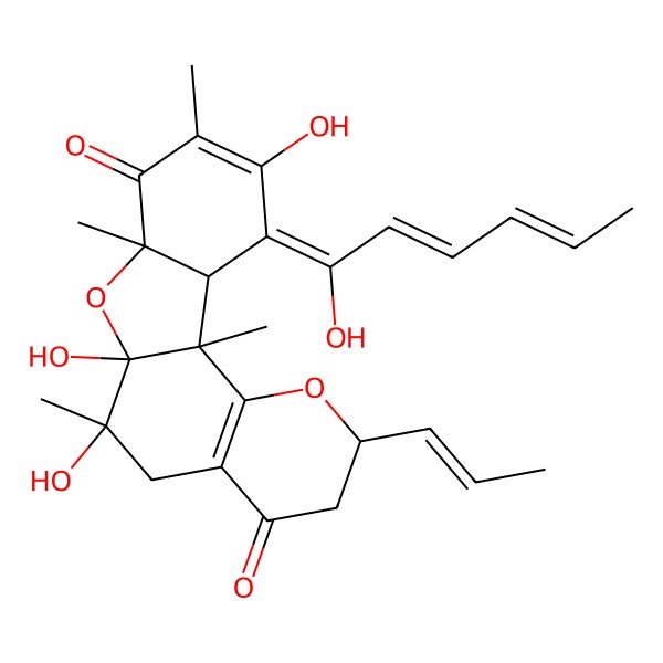 2D Structure of Trichobisvertinol D