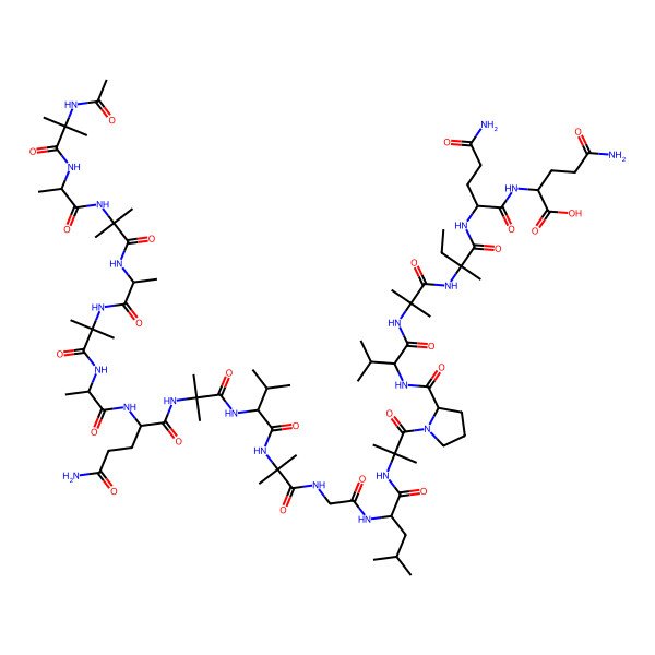 2D Structure of Trichobrachin-IB