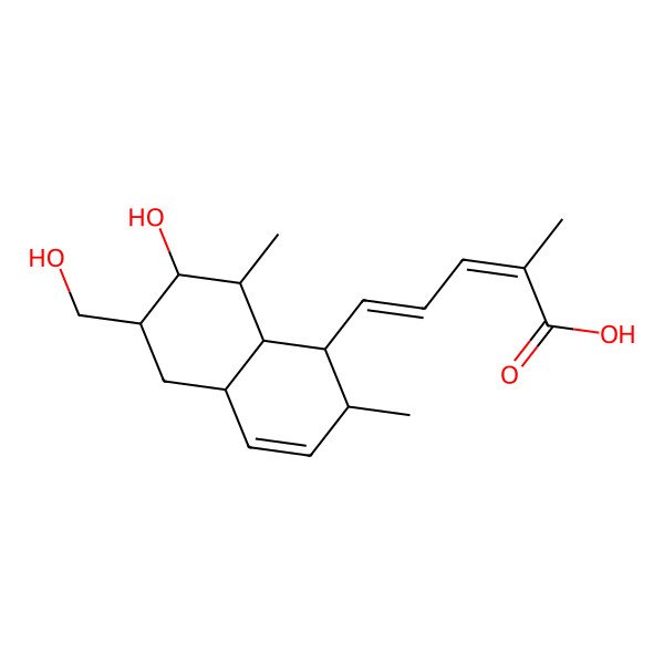 2D Structure of Trichodermic acid A