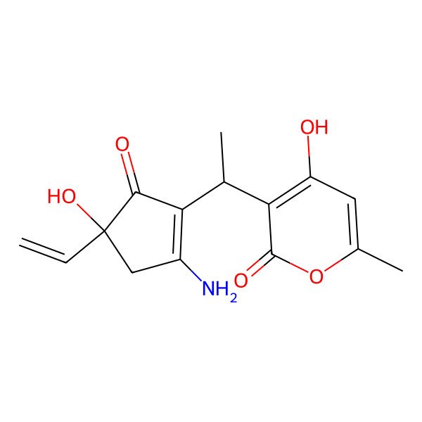 2D Structure of Trichoderpyrone