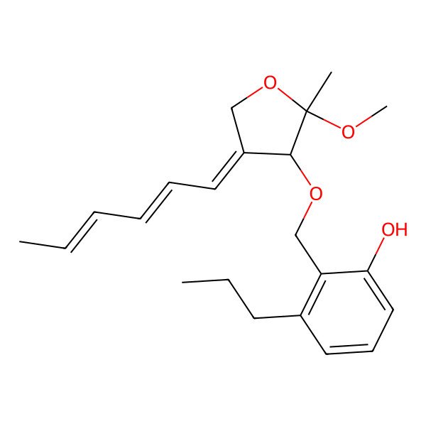 2D Structure of Trichoether D