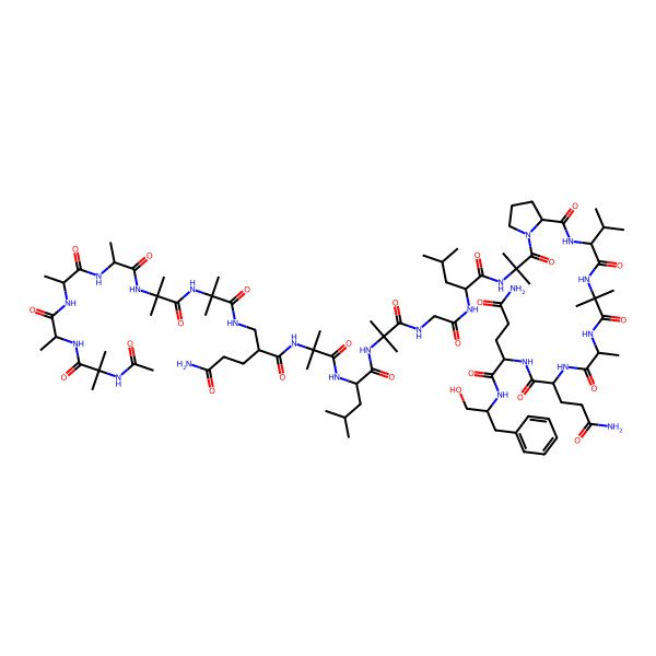 2D Structure of trichokonin VIII