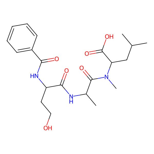2D Structure of Trichopeptide B