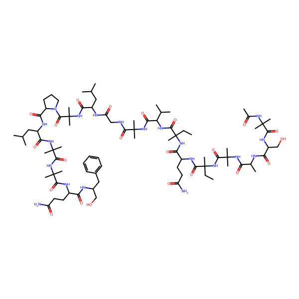 2D Structure of Trichorzin PA VIII