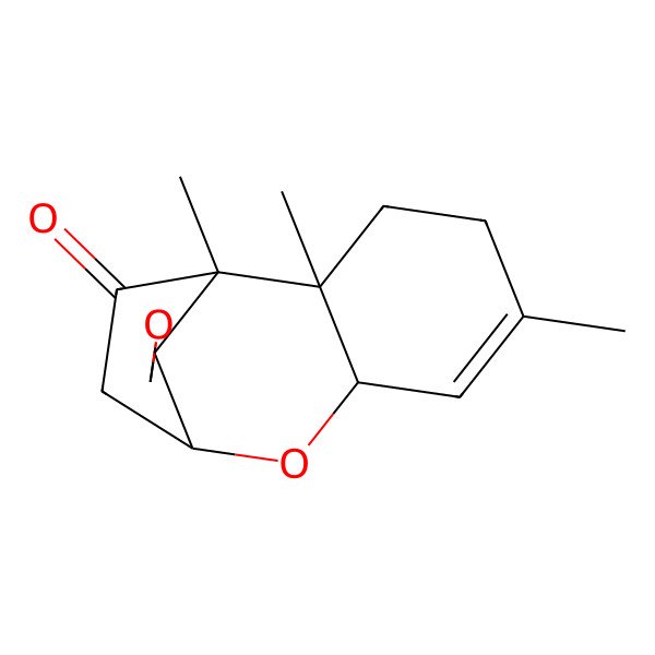 2D Structure of Trichothec-9-en-4-one, 12,13-epoxy-