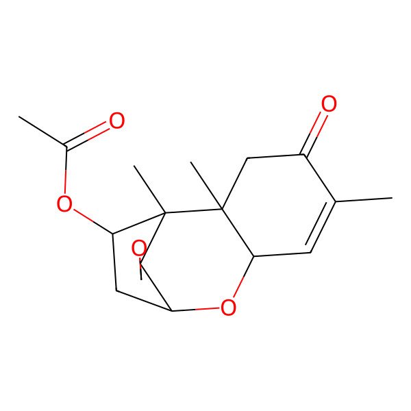 2D Structure of Trichothecolone acetate