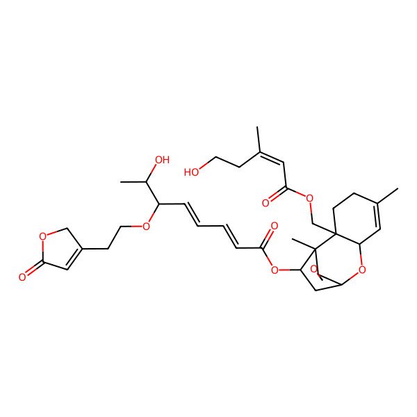 2D Structure of Trichoverritone