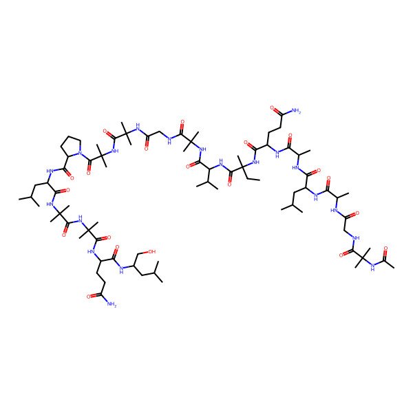 2D Structure of Trichovirin II 1a
