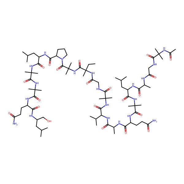 2D Structure of Trichovirin II 1b