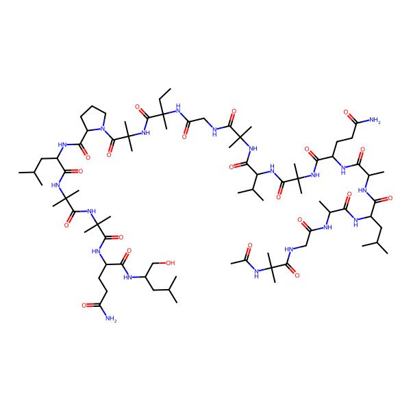 2D Structure of Trichovirin II 2a