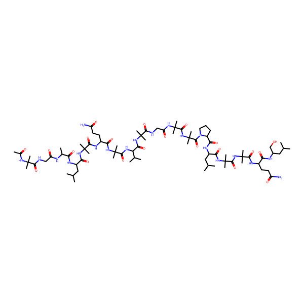 2D Structure of Trichovirin II 2b
