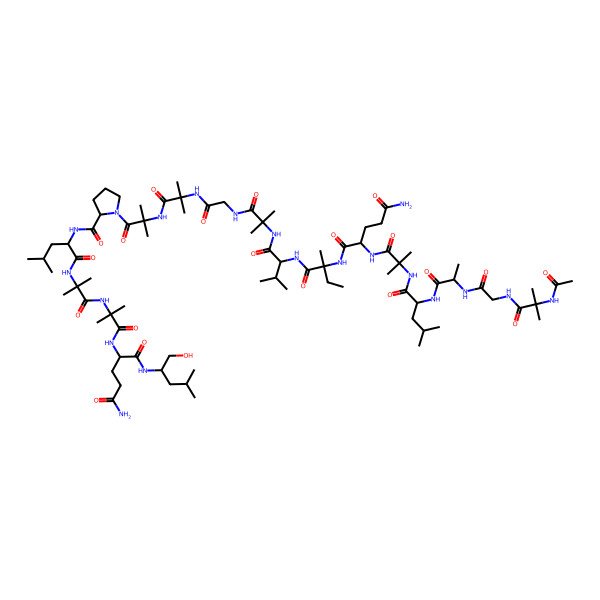 2D Structure of Trichovirin II 3a