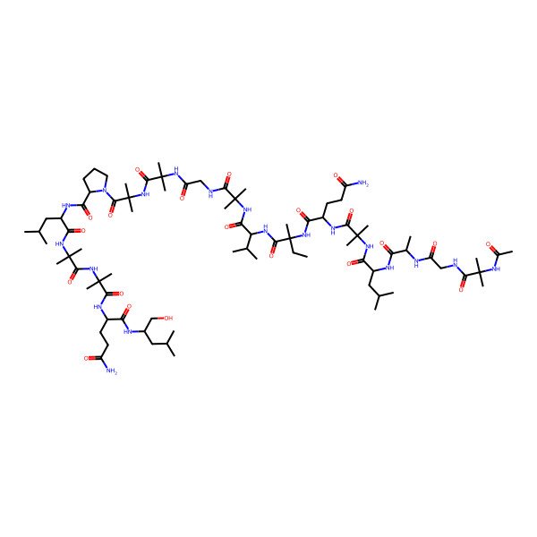 2D Structure of Trichovirin II 3a 2D Structure of Trichovirin II 3a
