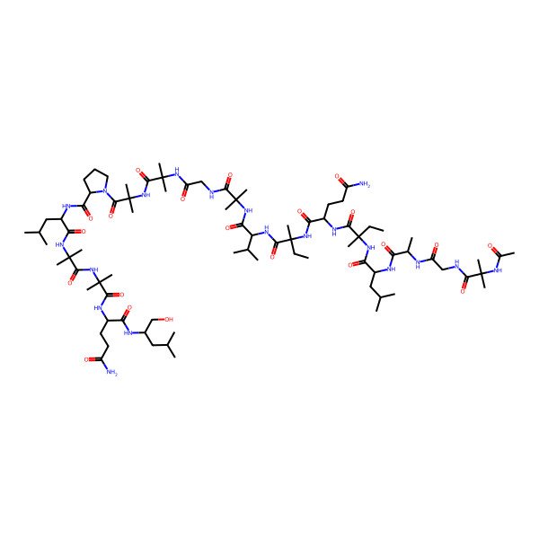 2D Structure of Trichovirin II 4a